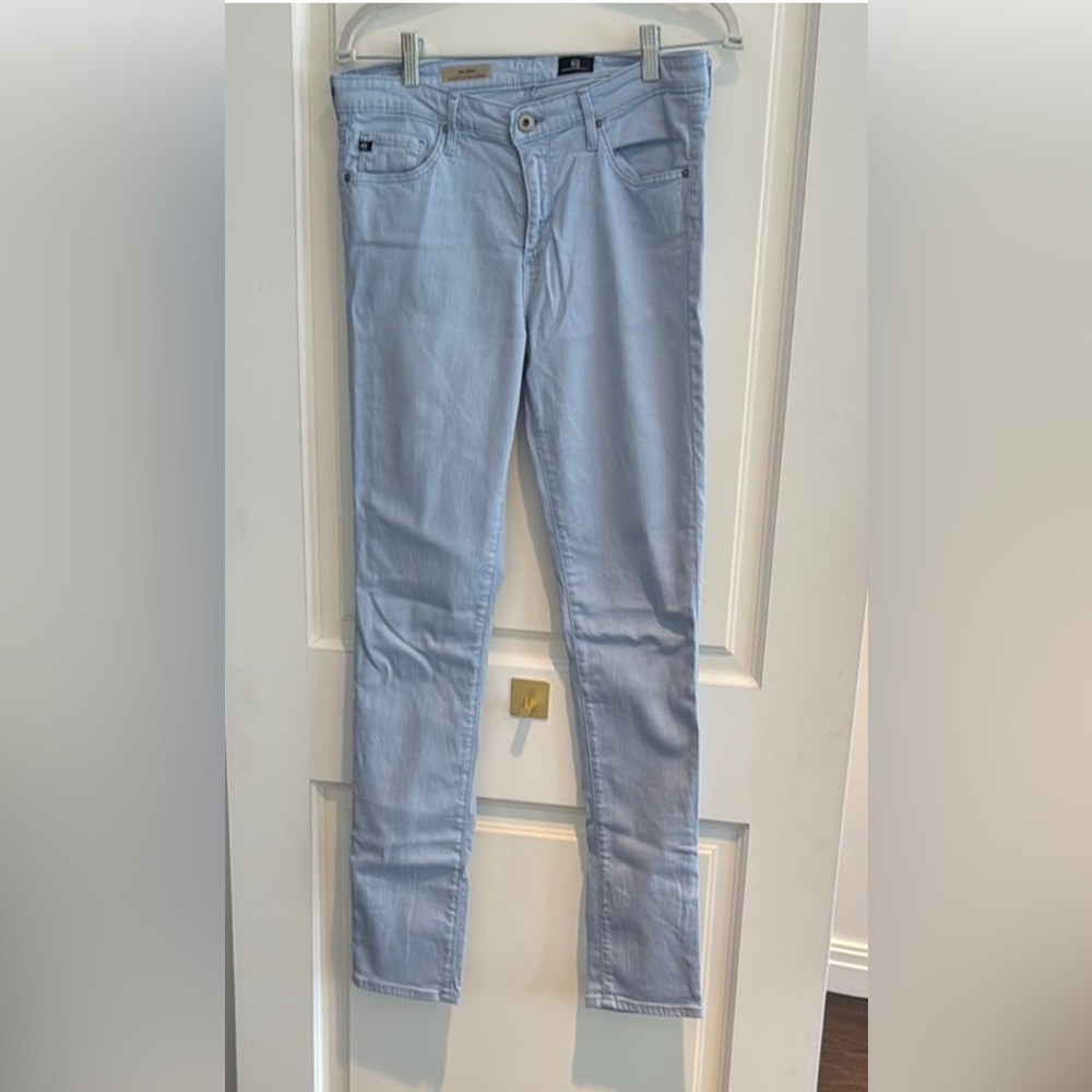 AG Adriano Goldschmied Women's Light Blue Skinny Jeans